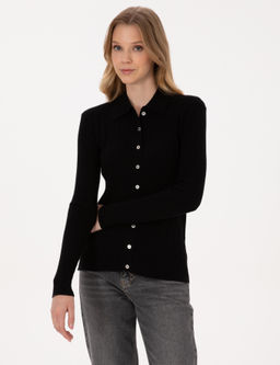 Siyah Slim Fit Triko H_rka - Pierre cardin фото 3