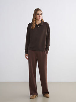 Dik Yaka Kad?n Sweatshirt