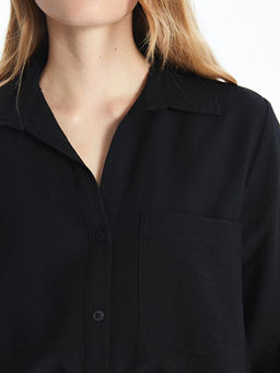 D?z Uzun Kollu Arm?rl? Kad?n G?mlek