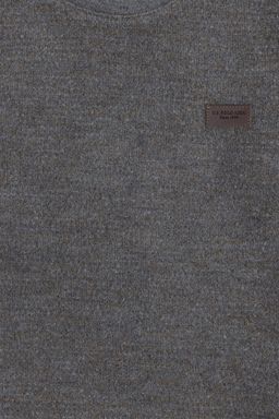 Серая меланжевая водолазка для мальчика - U.s. polo assn фото 3