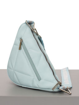 LACCOMA сумка Лакки-Ф826-голубой эко кожа хлопок  фото 3