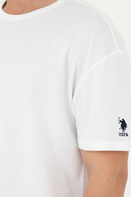 Мужская белая футболка - U.s. polo assn фото 7