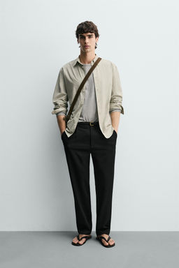 PANTAL?N STRAIGHT FIT CONFORT / Negro