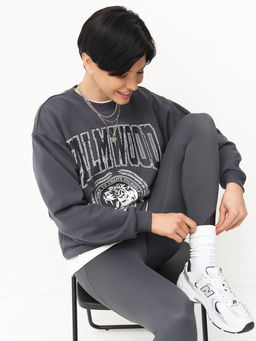 Свитшот PALMWOOD свободного силуэта - NEVERLATE фото 4