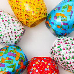 Лента упаковочная «С днём рождения», МИКС, 0.5 см × 10 м