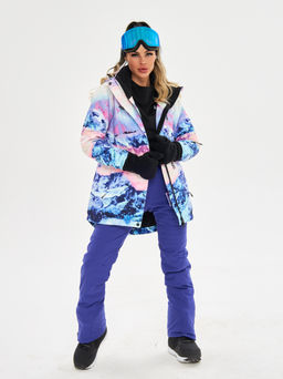 Женская горнолыжная сноубордическая куртка Alpha Endless Ultra Chaleur SNB 423/316_9 Разноцветный  фото 26