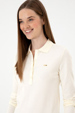 Kad_n BEYAZ Basic Sweatshirt Sepette S_rpriz _ndirim - U.s. polo assn фото 9