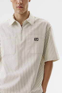 Camisa de sarga con media cremallera Relaxed Fit - H&m фото 5
