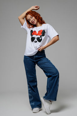 8506/1 Футболка женская оверсайз - Натали фото 217