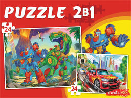 Puzzle 2 в 1 "Трансформеры/Тачки №1" 24 и 24 эл. (П24-7249)