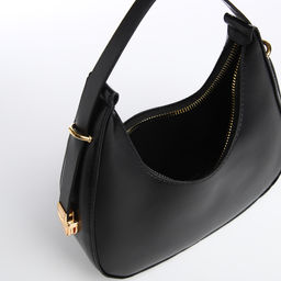 Сумка женская багет на молнии, цвет чёрный - Simaland фото 9