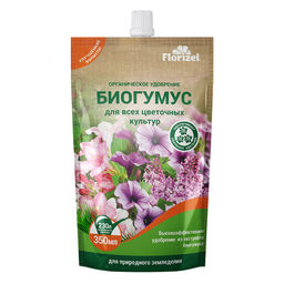 Биогумус-Florizel для цветочных культур орган. удобрение 350мл (1/25шт) БМ