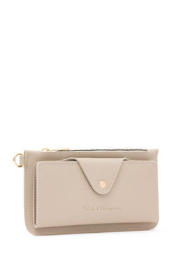 Женский бежевый кошелек - U.s. polo assn фото 2