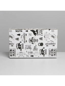 Цена за 5 шт. Коробка для эклеров, кондитерская упаковка, 5 вкладышей, MAN PATTERN, 25.2×15×7 см