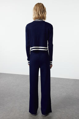 Koyu Lacivert Triko Alt-Ust Tak?m TWOAW25AU00058