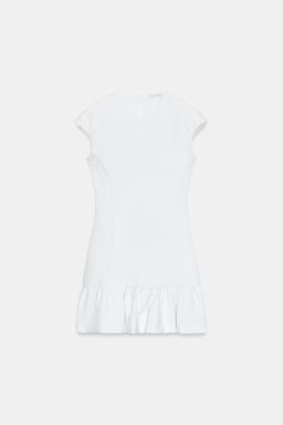 RUFFLED HEM MINI DRESS - Zara фото 3
