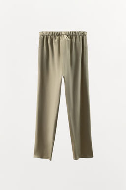 SATIN BAGGY TROUSERS - Zara фото 6