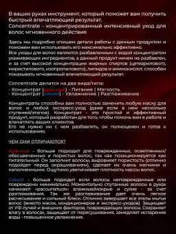 Концентрат для волос мгновенного действия Питание-Мягкость 200мл HAIR SEKTA  фото 5