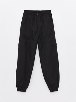 Beli Lastikli K?z ?ocuk Kargo Jogger Pantolon