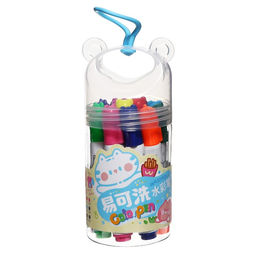 Фломастеры 12 цветов в пластиковом тубусе с ручкой Мишка - Simaland фото 5