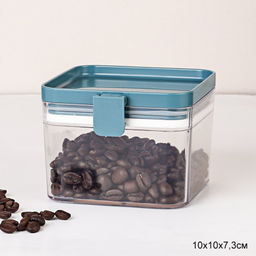 Банка для сыпучих продуктов высота 7,3 см размер 10х10 / 2941-10 /уп 96/ АКЦИЯ