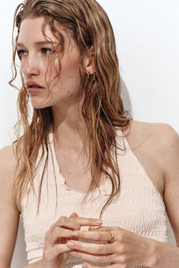 Top halter nido de abeja - H&m фото 3