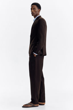 Pantal?n sastre en mezcla de lino Regular Fit - H&m фото 5
