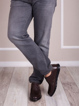 Слиперы комфорт/ Лоферы легкие/ Мокасины 101-54-00 Коричневый - Piniolo фото 3