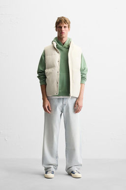 RUBBERISED PUFFER GILET - Zara фото 2