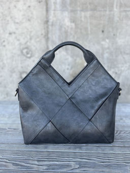 Женская сумка из эко кожи 0025 Серый - Sergio valentini фото 2