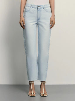 Джинсы straight укороченные / Zarina  фото 2