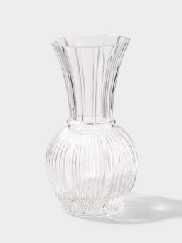 Ваза стекло настольная "Рейдун" 24х10,5 см, прозрачный