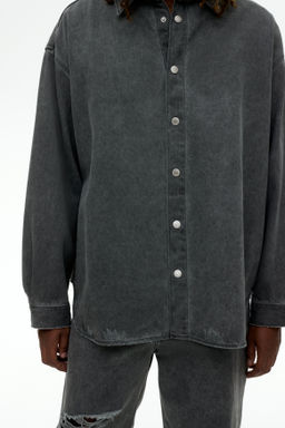 Camisa denim Oversized Fit - H&m фото 7