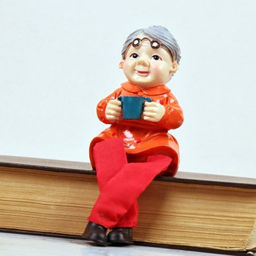 Цена за 4 шт. Фигурка Бабушка, Дедушка висячие ножки 25 см / YG759-AB /уп 4/96/микс - Галеонтрейд фото 13