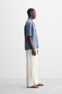 CONTRAST EMBROIDERY SHIRT - Zara фото 5