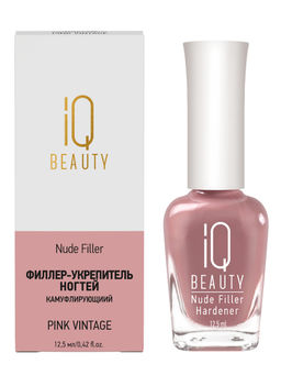 IQ Beauty Филлер-укрепитель с камуфлирующим эффектом / Nude Filler 01 Pink Vintage, глянцевый финиш, 12,5 мл