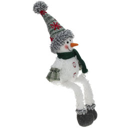 Игрушка набивная "Снеговик", L13 W7 H45/18 см, 2в.