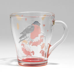 Кружки стеклянные новогодние Снегири!, набор 2 шт. - Дорого внимание фото 17
