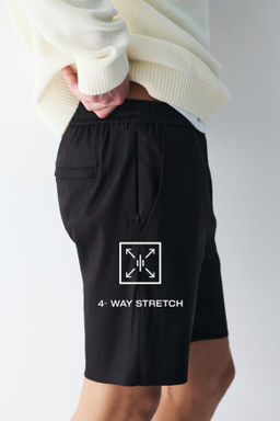 Shorts en mezcla de lino Easy Care Relaxed Fit - H&m фото 7