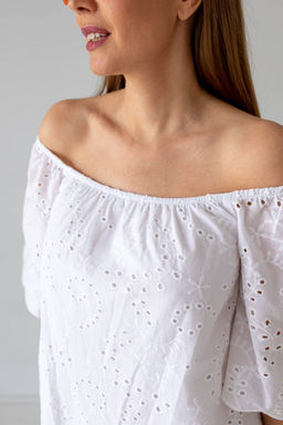 Платье А-344ш белый - Angelika фото 6