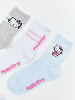 Hello Kitty Desenli K?z ?ocuk Soket ?orap 5li