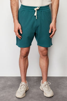 TRENDYOL MAN Zumrut Yesili Regular/Normal Kesim Dokulu %100 Pamuklu Sort TMNSS24SR00022 - Trendyolmilla фото 4