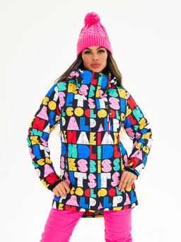 Женская горнолыжная сноубордическая куртка Alpha Endless Ultra Chaleur SNB 423/316_7 Разноцветный  фото 4