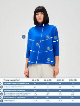 Джемпер женский KATHARINA KROSS KK-JP-0012F2-42-василек  фото 7