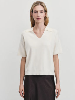 Джемпер поло с короткими рукавами / Zarina  фото 3