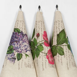 Комплект полотенец 24С112-ШР/рп/фкор/к. из 3 шт. 46*60 "Муза-3" (мини) рис. 368