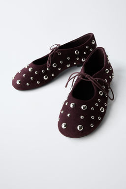STUDDED BALLERINA - Zara фото 5