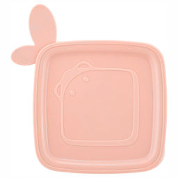 Lalababy Тарелка глубокая пластмассовая Play with Me Birdie д158мм, h58мм, с мягкой крышкой, персиковая карамель (Россия) - Домашняя мода фото 2