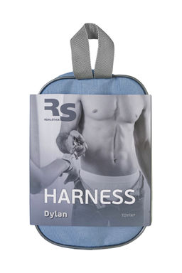 Трусики для страпона TOYFA RealStick Strap-On Dylan, экокожа, черные