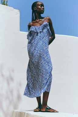 Vestido de tirantes con volante - H&m фото 2